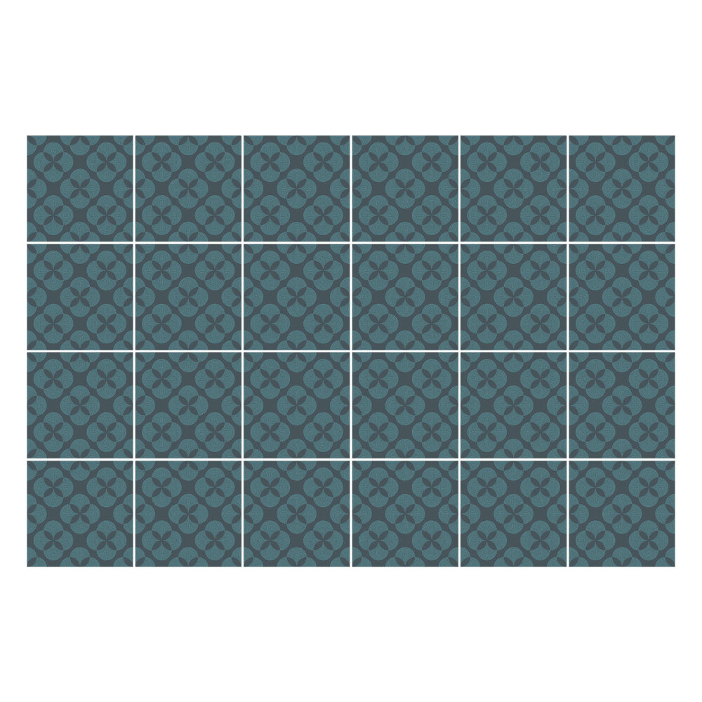 Csempe matrica Virágos motívum hálóban