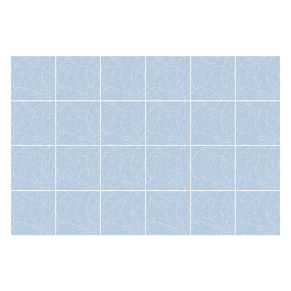 Öntapadós csempe matrica Finom hullámos vonalak