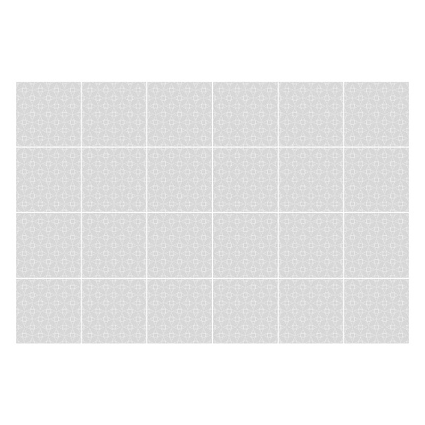 Csempe matrica Geometriai ábrák egy rácsban