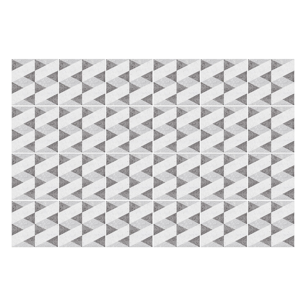 Öntapadós csempe matrica Háromszög geometria