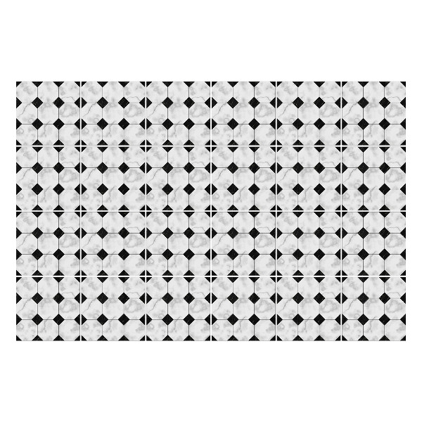 Öntapadós csempe matrica Hatszögek egy rácsban