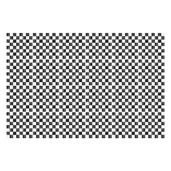 Csempe matrica Négyzetekből készült sakktábla