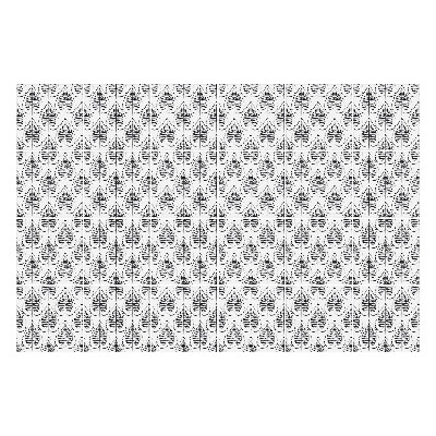 Öntapadós csempe matrica Leveles formák motívuma