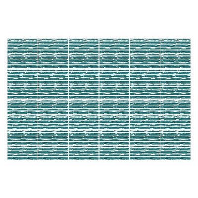 Öntapadós csempe matrica Hullámok a vonalakkal szemben