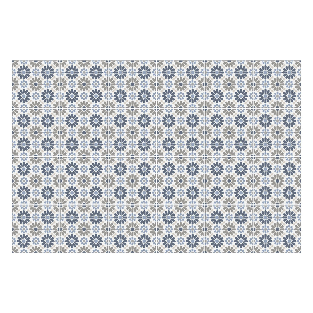 Csempe matrica Virágos motívum hálóban