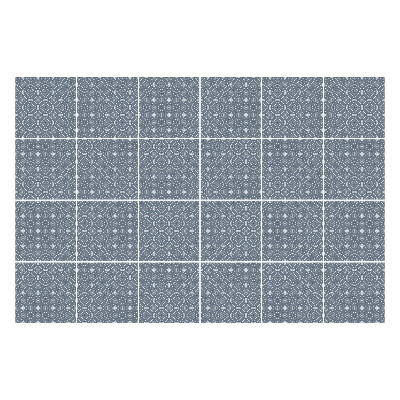 Csempe matrica Finom virágmotívumok