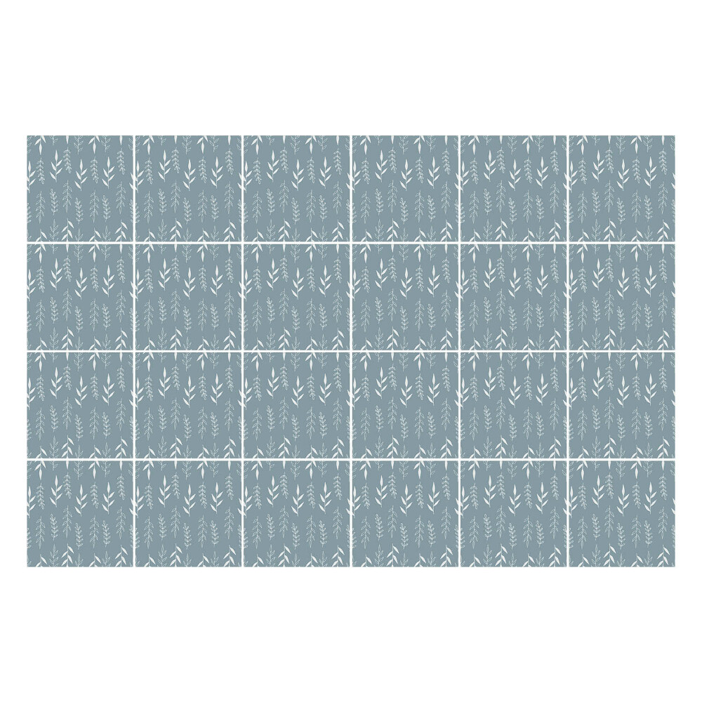 Csempe matrica Finom levelek sorban