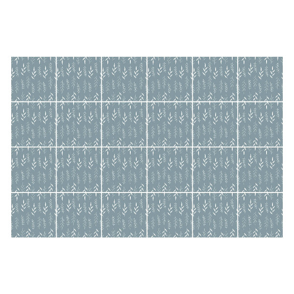 Csempe matrica Finom levelek sorban