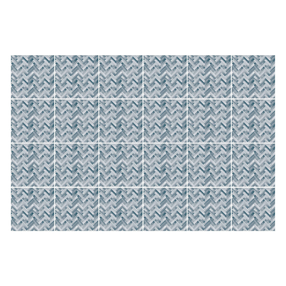 Öntapadós csempe matrica Cikcakk vonalak szürke színben