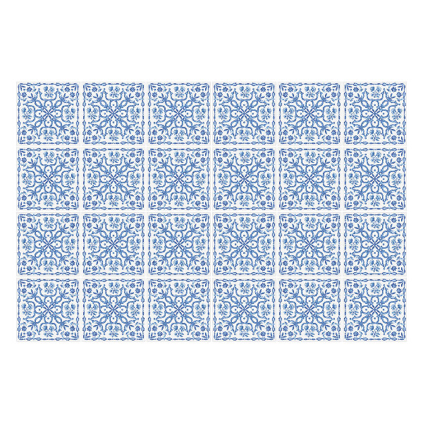 Csempe matrica Kék csempe