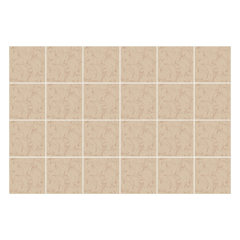 Öntapadós csempe matrica Összefonódó levelek a háttérben