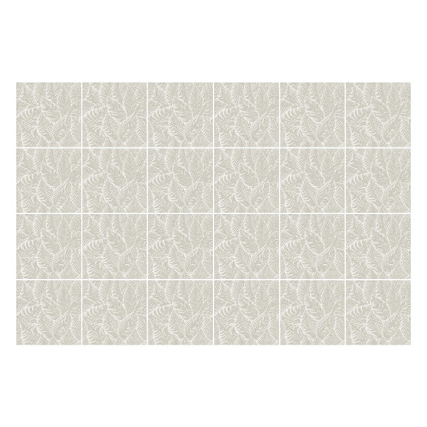 Öntapadós csempe matrica Finom levelek sorban