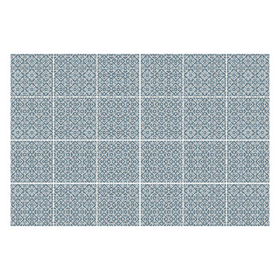 Csempe matrica Finom virágmotívumok