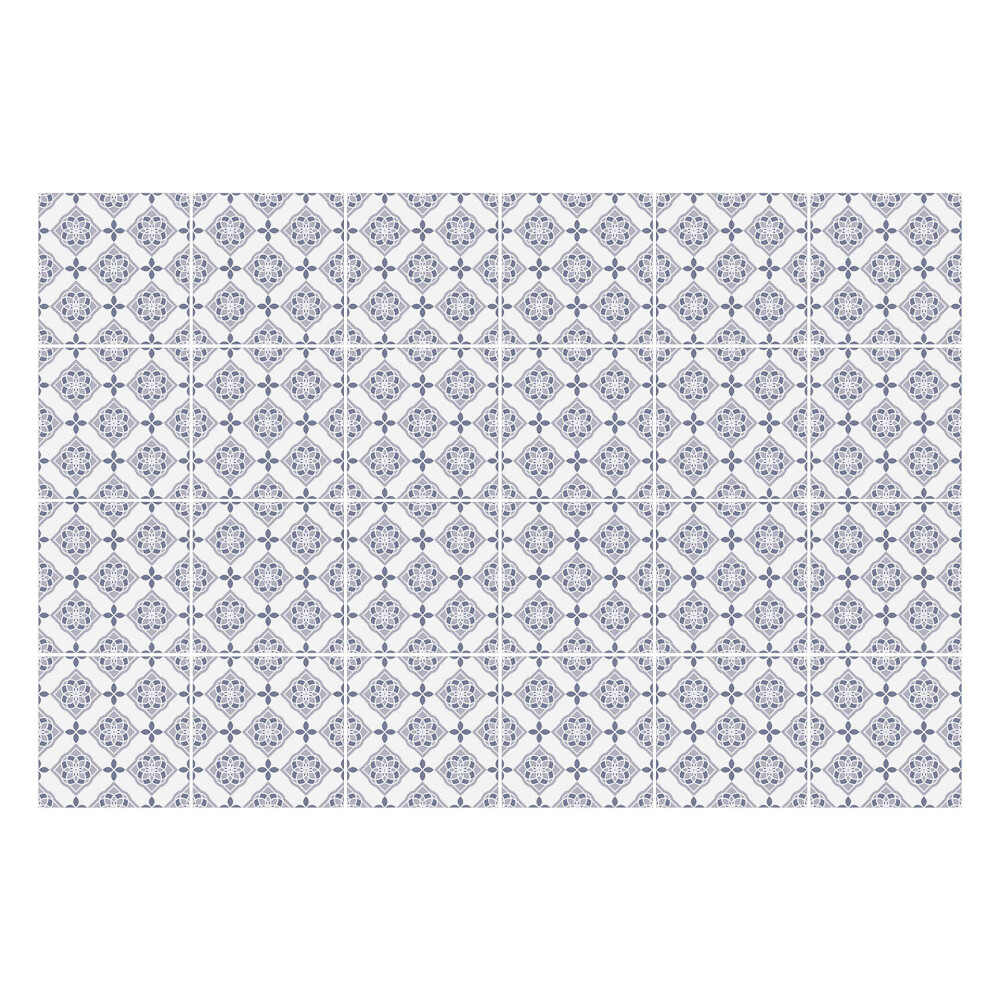 Csempe matrica Szimmetrikus rombuszok részletekkel