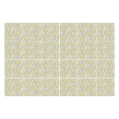 Csempe matrica Finom ágak virágokkal