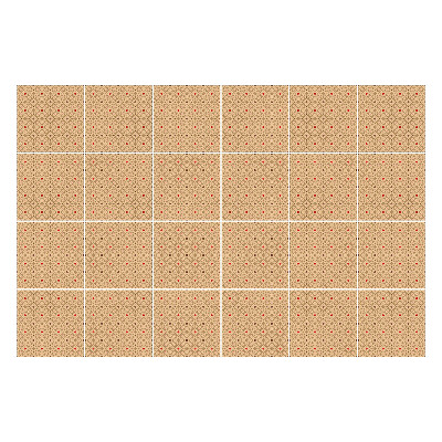 Öntapadós csempe matrica Finom virágmotívum