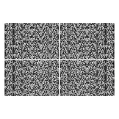 Csempe matrica Keresztezett ívek egy rácsban