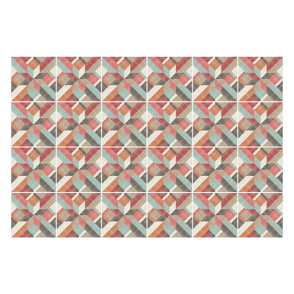 Öntapadós csempe matrica Téglalap alakú geometria