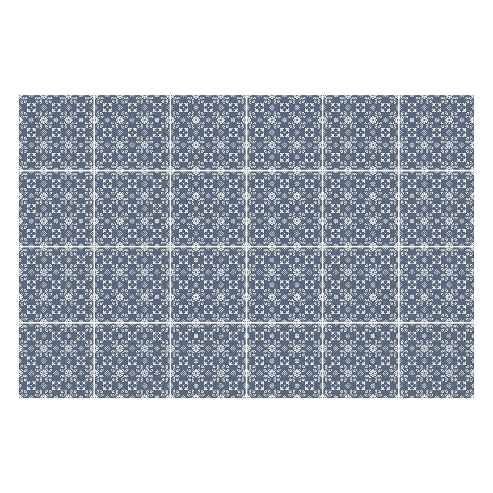 Öntapadós csempe matrica Virág motívum részletekkel