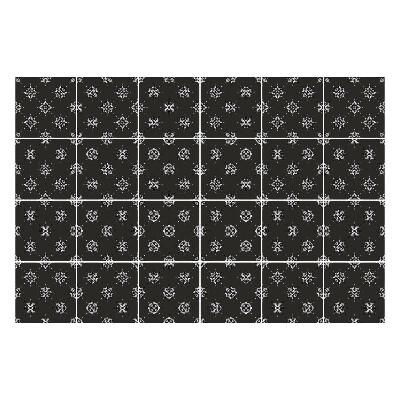 Csempe matrica Geometriai formák egy rácsban