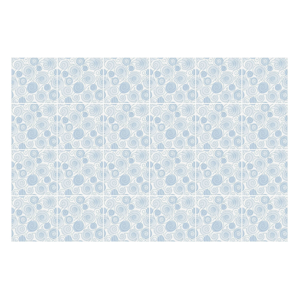 Csempe matrica Finom spirálok és hullámok