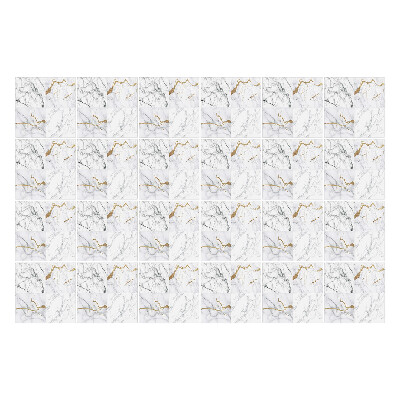 Öntapadós csempe matrica Márvány kiejtéssel hullámzik