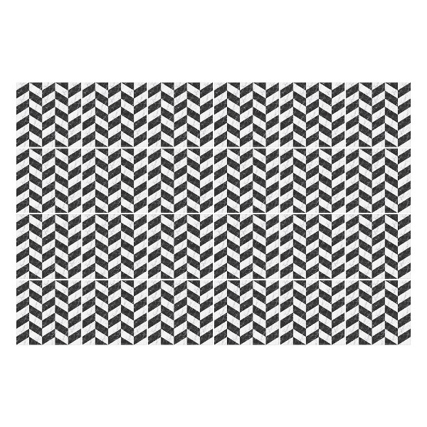 Csempe matrica Cikcakkos motívumok a sorban