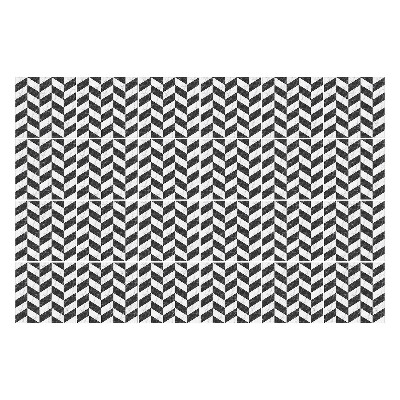 Csempe matrica Cikcakkos motívumok a sorban