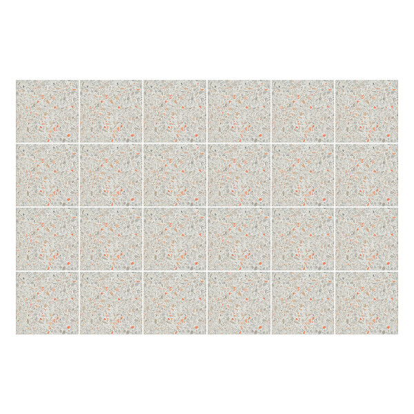 Csempe matrica Virág motívum levelekkel