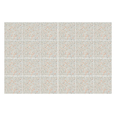 Csempe matrica Virág motívum levelekkel