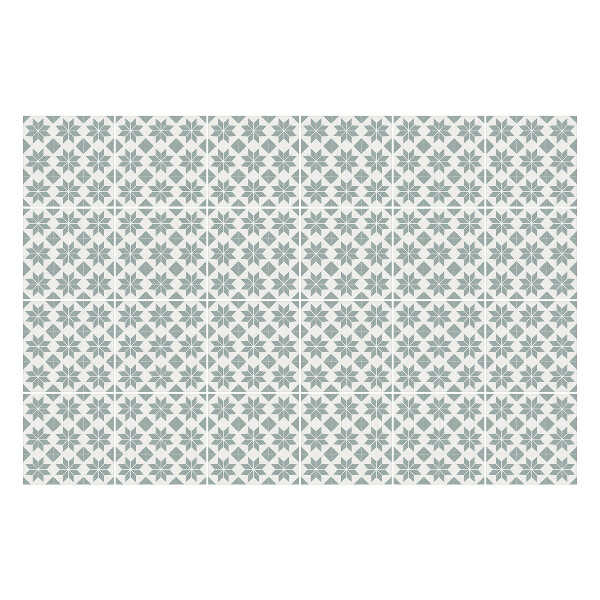 Csempe matrica Geometrikus virágok hálóban