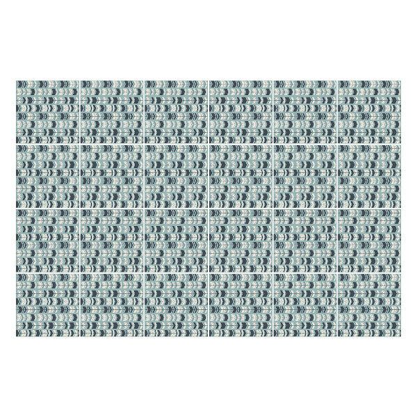 Öntapadós csempe matrica Geometriai hullámok a rendszerben