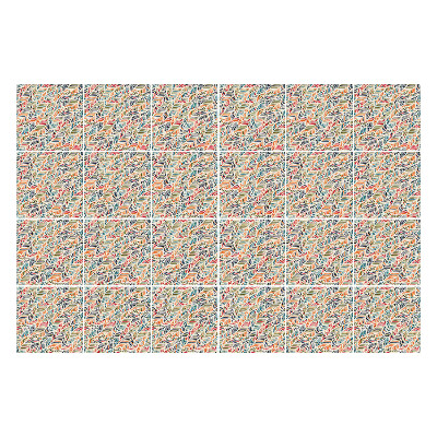 Öntapadós csempe matrica Dinamikus elrendezésű levelek