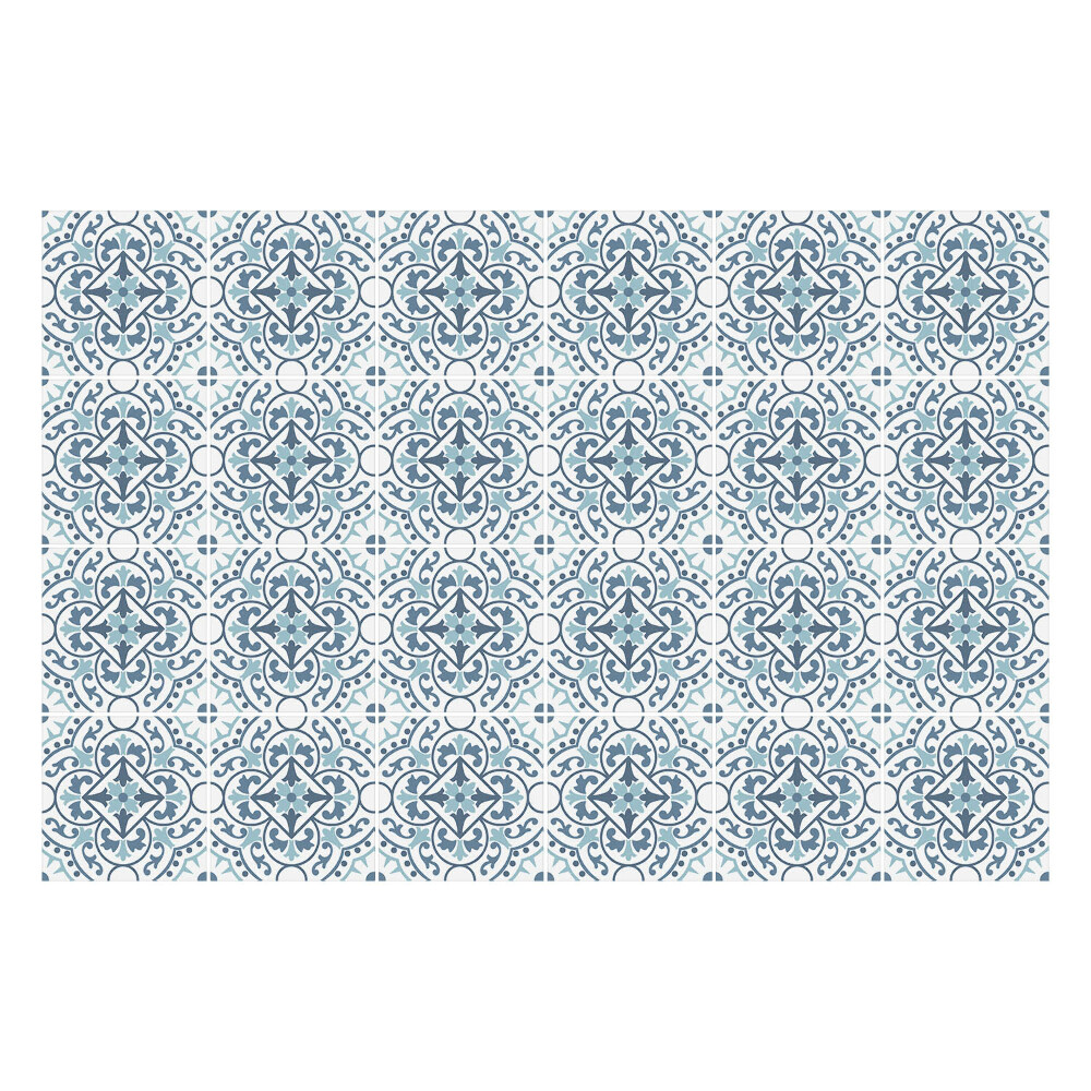 Csempe matrica Virágdíszek hálóban