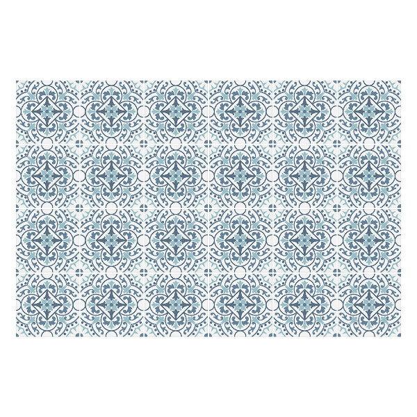 Csempe matrica Virágdíszek hálóban