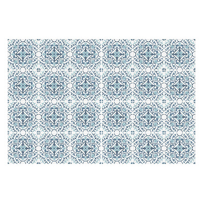 Csempe matrica Virágdíszek hálóban