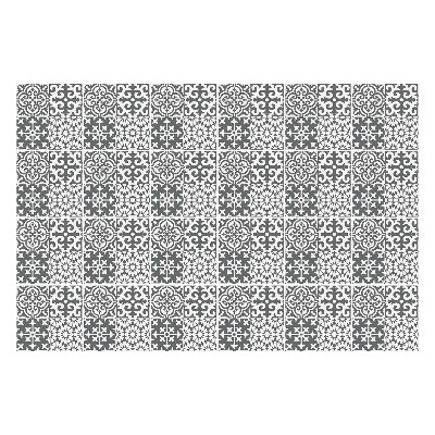 Csempe matrica Klasszikus virágdíszek