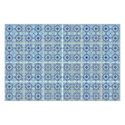 Csempe matrica Geometrikus virágmotívumok