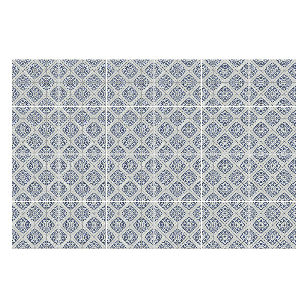 Csempe matrica Virágos gyémánt dísz