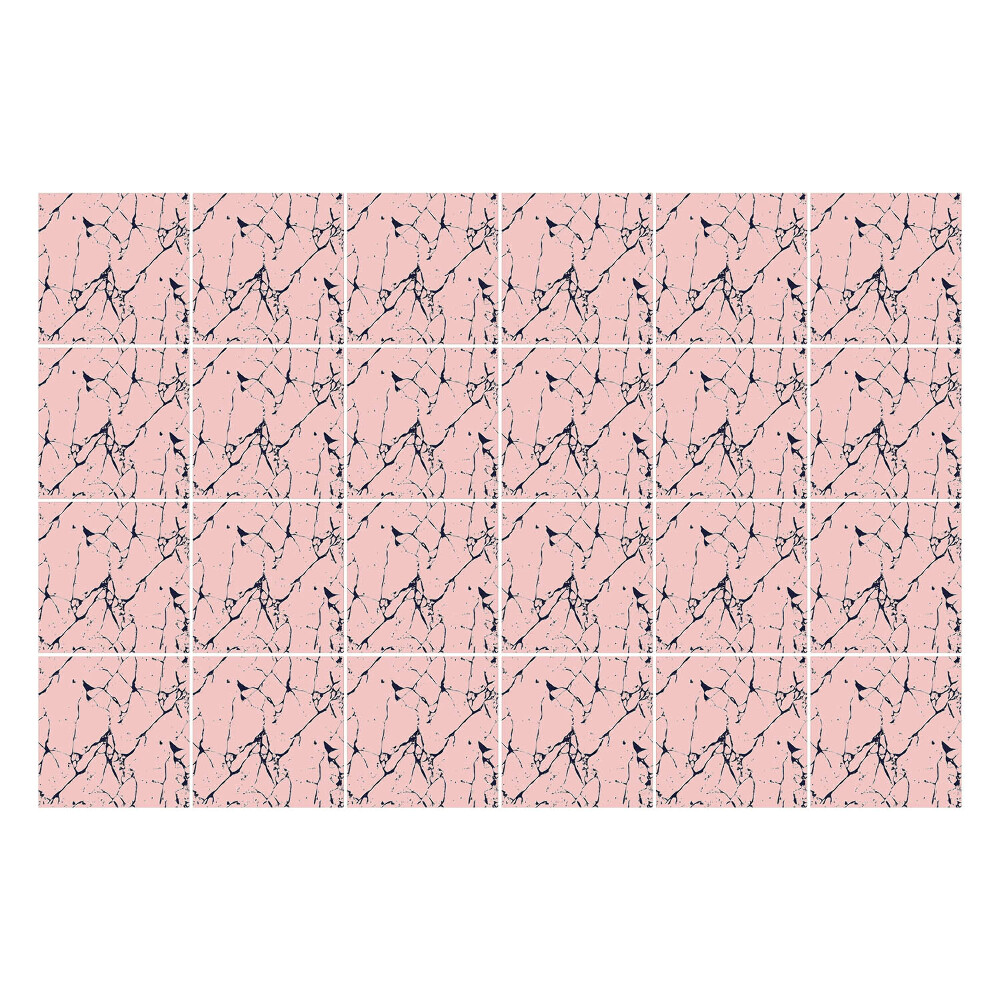 Csempe matrica Absztrakt vonalak és pontok