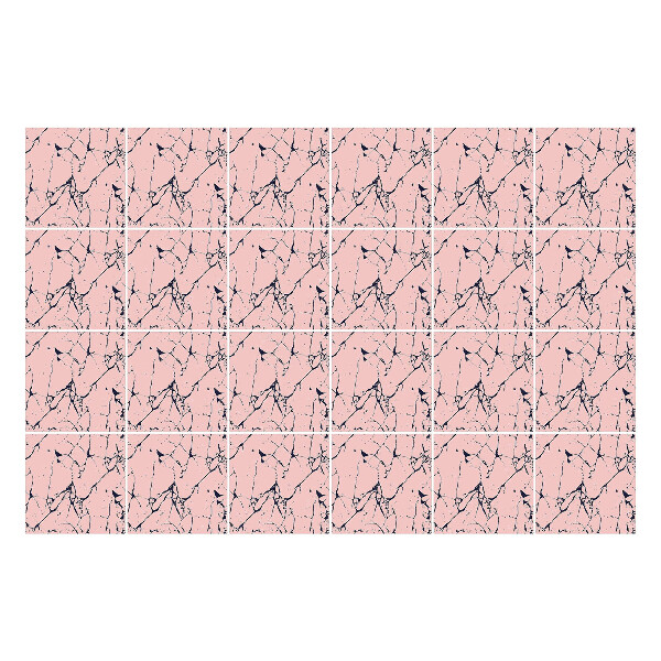 Csempe matrica Absztrakt vonalak és pontok