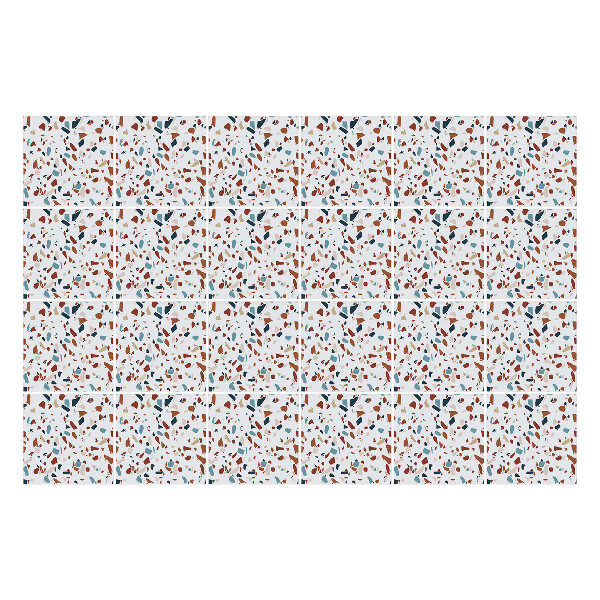 Csempe matrica Színes kőedény