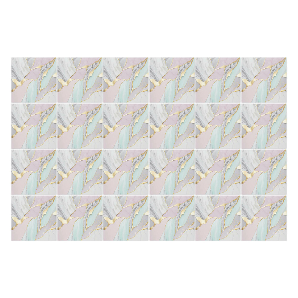 Öntapadós csempe matrica Színes golyók