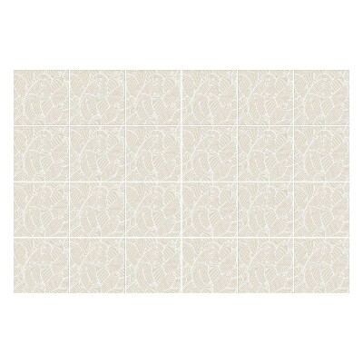 Öntapadós csempe matrica A levelek finom elrendezésben