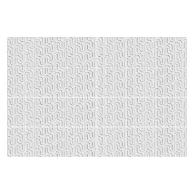 Csempe matrica Hullámos vonalak az elrendezésben