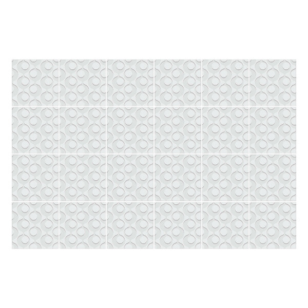 Öntapadós csempe matrica Körök szabályos elrendezésben