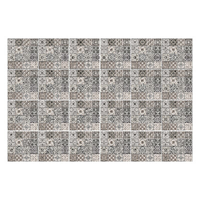 Csempe matrica Szürke díszítésű csempe