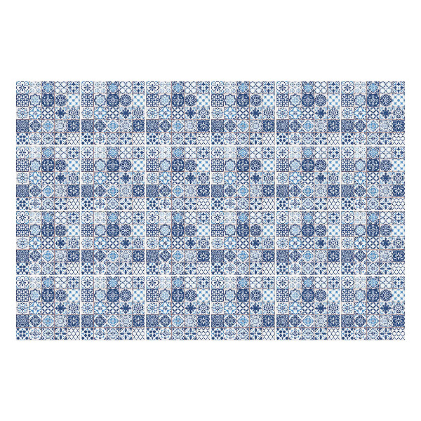 Csempe matrica Kék csempe