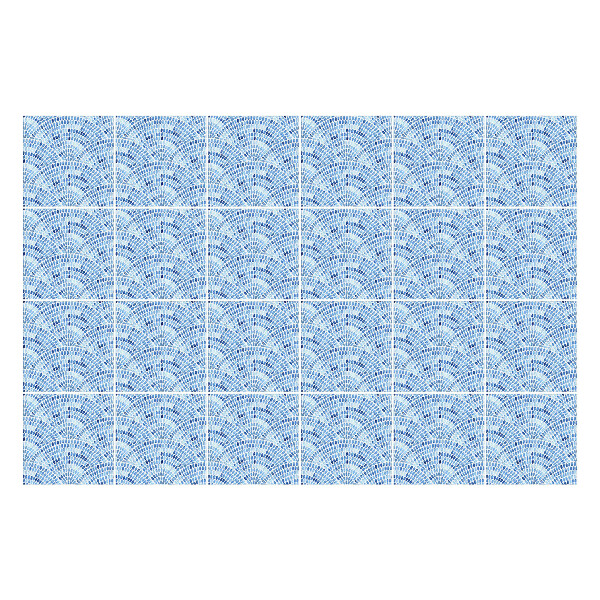 Öntapadós csempe matrica Akvarell hullámok elrendezése