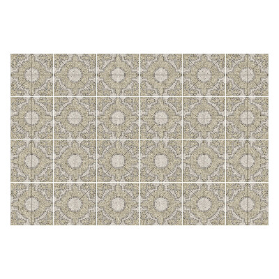 Csempe matrica Geometrikus virágmotívumok